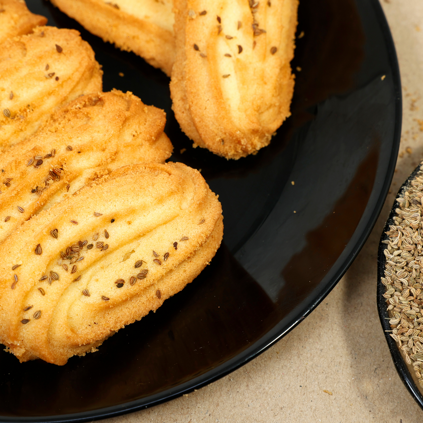 Ajwaine or Carrom Seeds Cookies