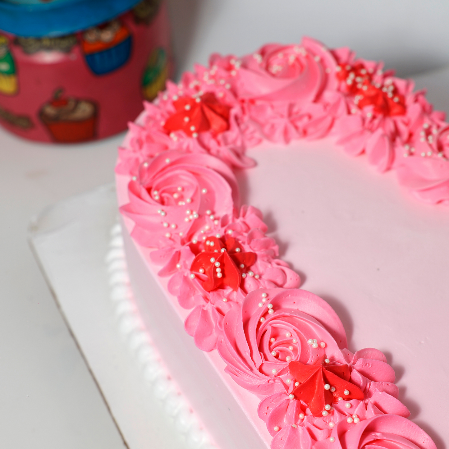 Heart shape cake