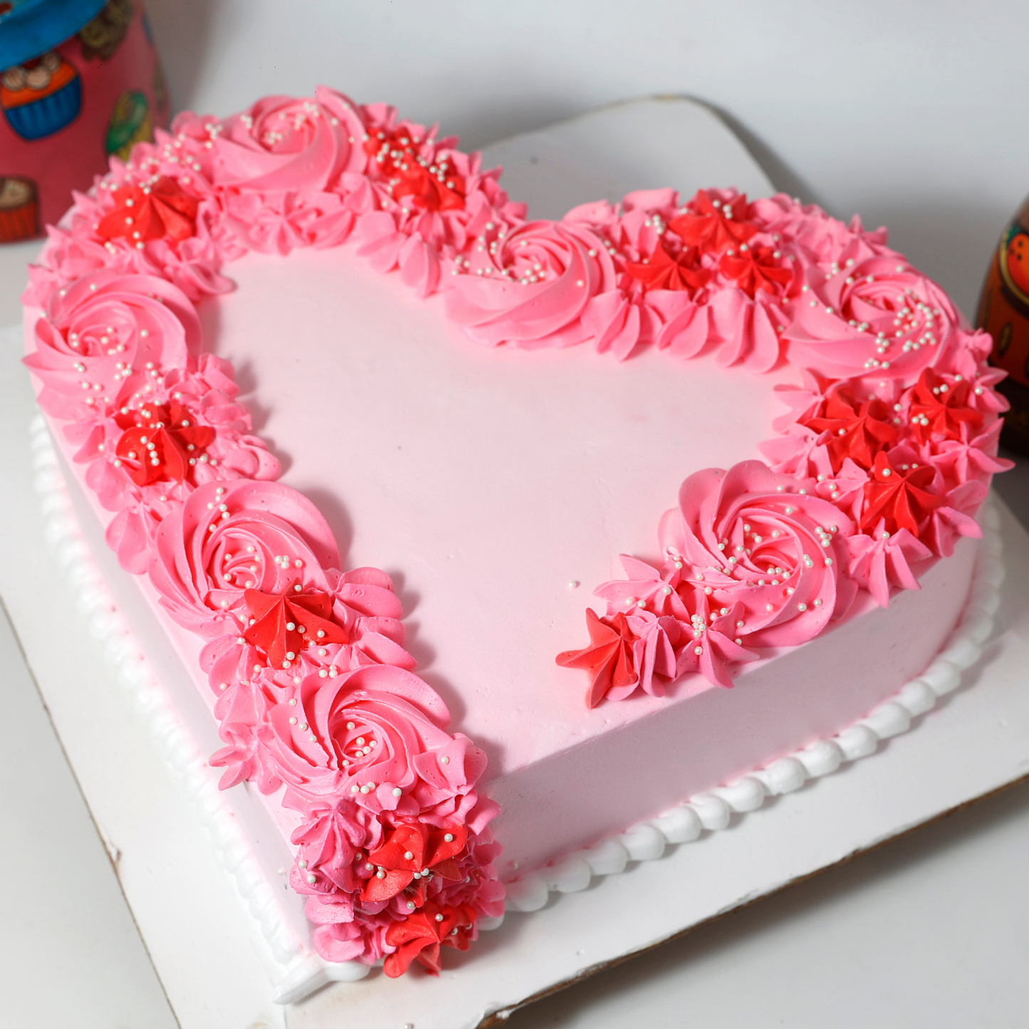 Heart shape cake